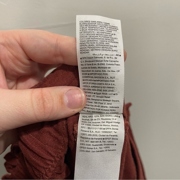 Old Navy High Rise Linen Blend Shorts in Copper Moon Size XL - Picture 6 of 9